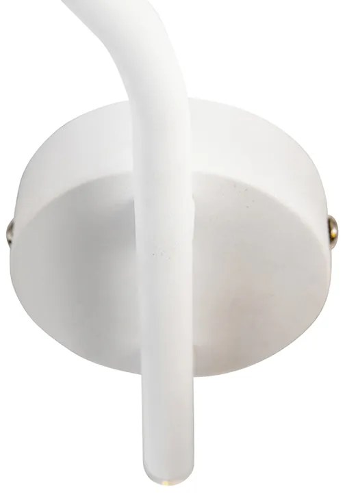 Candeeiro de teto moderno branco 3 luzes - Lofty Moderno