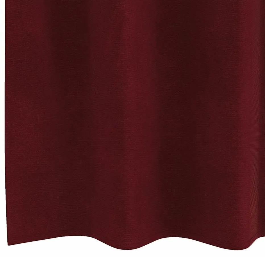 Cortinas Blackout vidaXL com Ilhós 2 pcs Vermelho Vinho Veludo