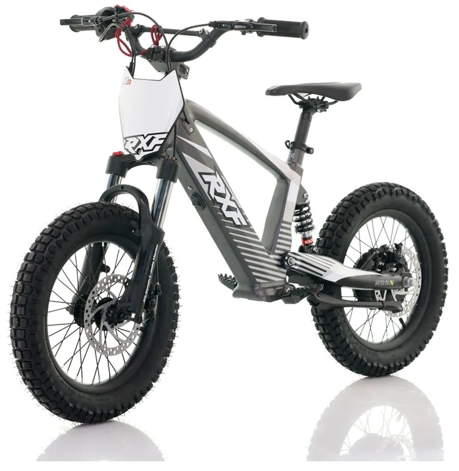 Bicicleta elétrica infantil 350W 16" Roan RXF Evo-S Cinzento