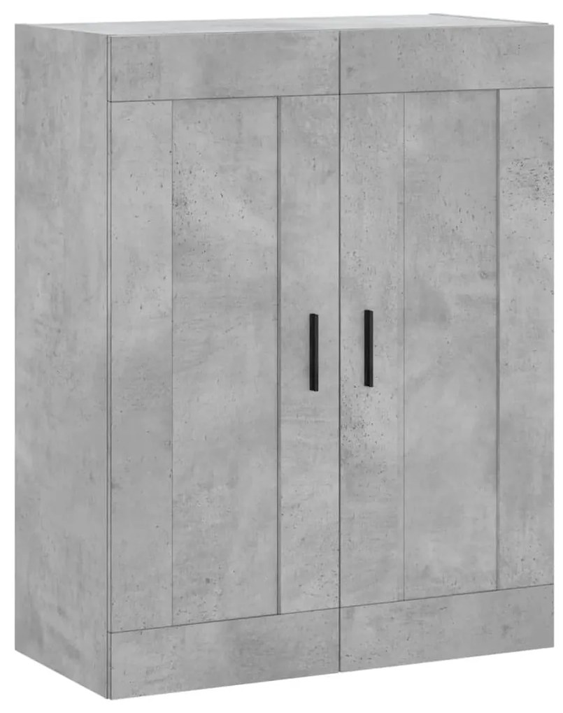 Armário alto 69,5x34x180 cm derivados de madeira cinza cimento