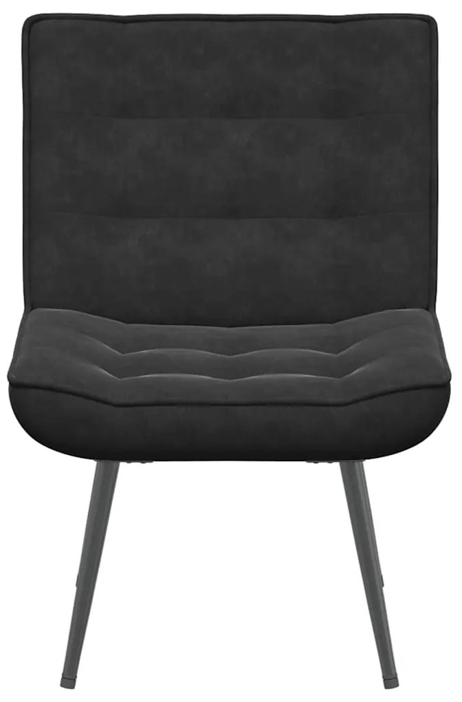 Cadeira de descanso 64x74x84 cm veludo preto