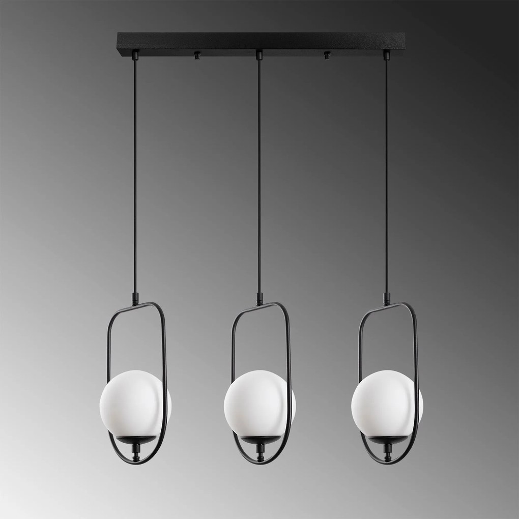 Chandelier Skew – Preto – 80x185x15 cm