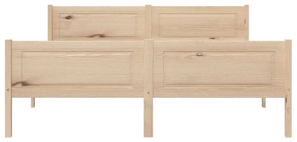 Estrutura de cama em pinho maciço 160x200 cm