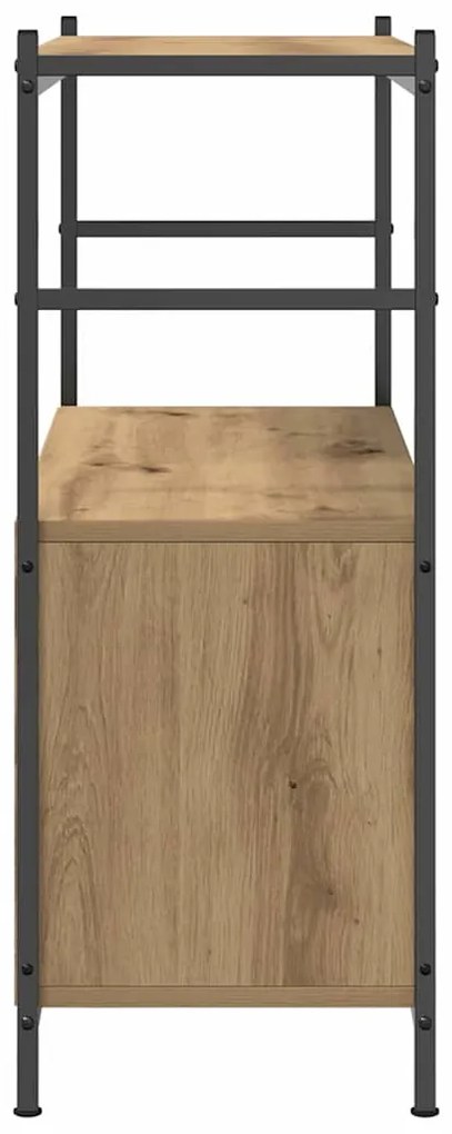 Estante para Livros vidaXL Artisan Carvalho 80x30x78,5 cm Madeira Enge
