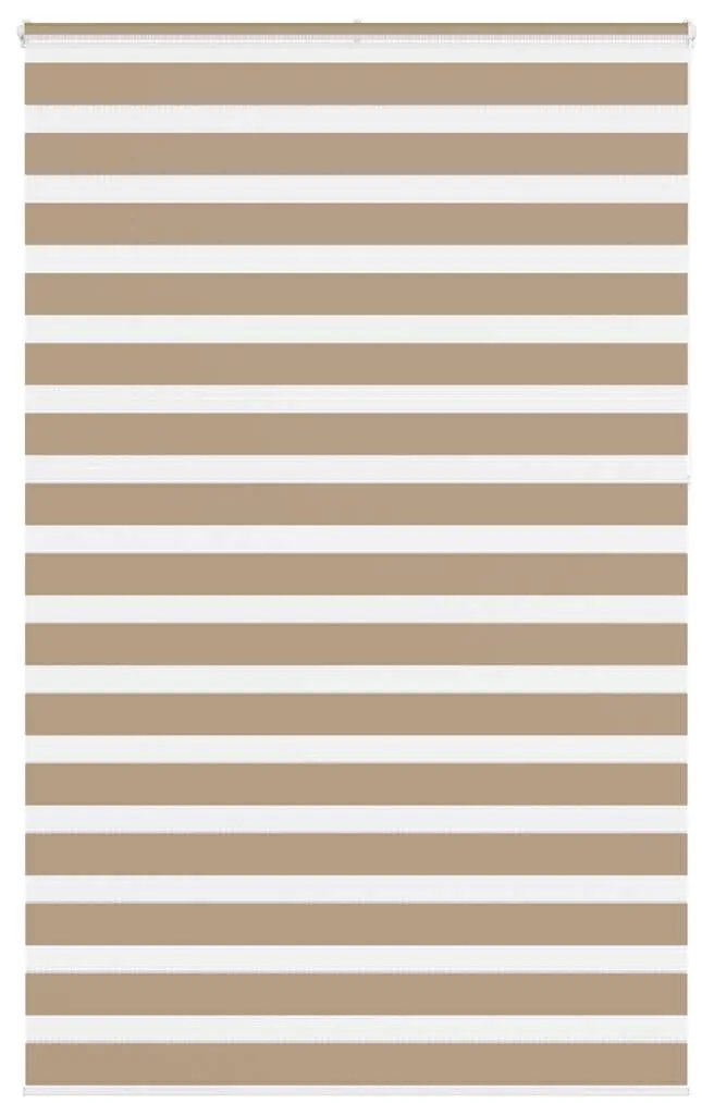 vidaXL Cortina de zebra 145x230 cm largura do tecido 140,9cm poliéster