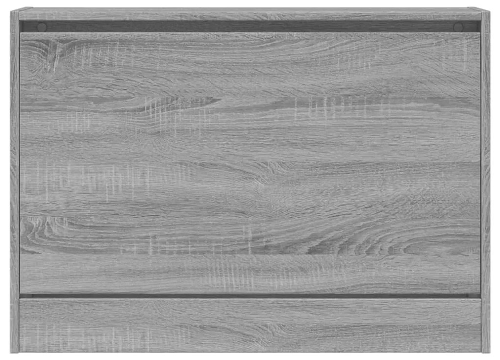 Sapateira 80x21x57 cm derivados de madeira sonoma cinza