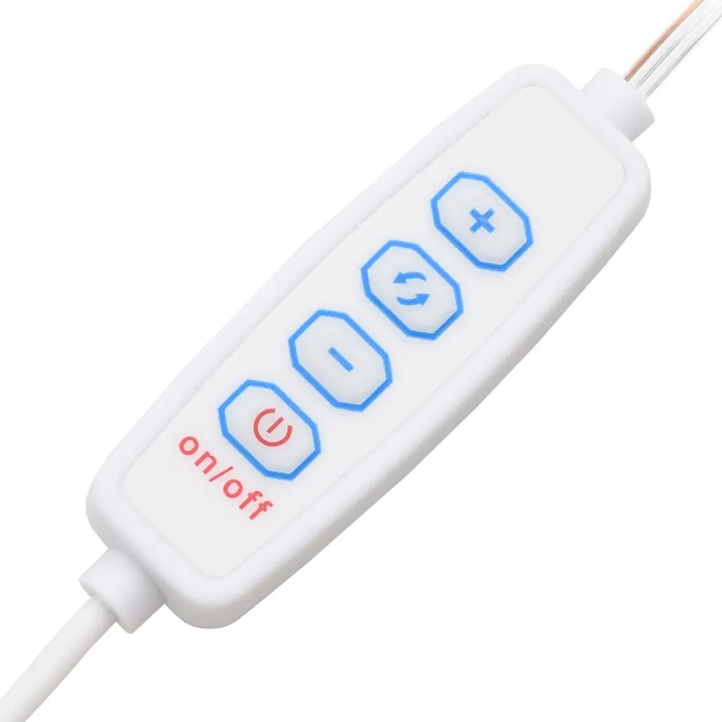 Toucador com luzes LED 90x42x132,5 cm branco