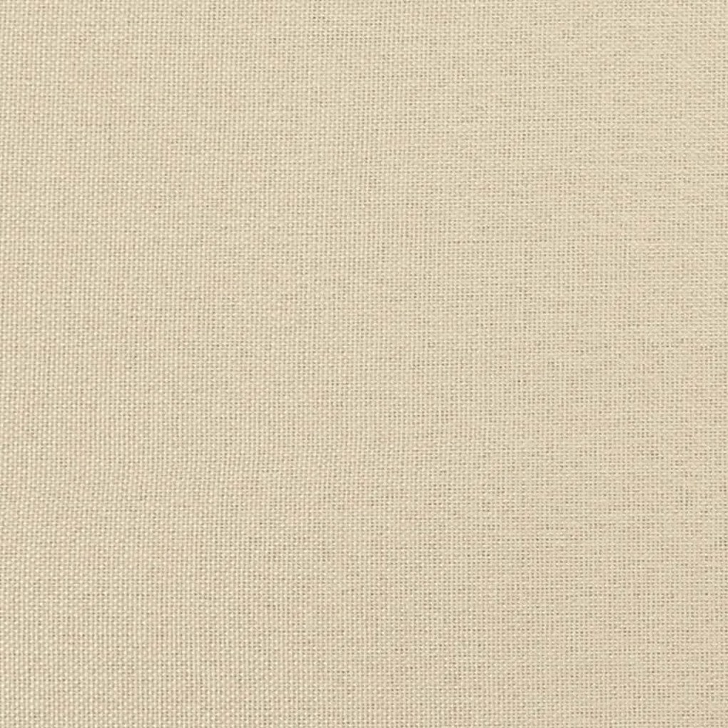 Cadeira com apoio de braços 74x84x100 cm tecido cor creme