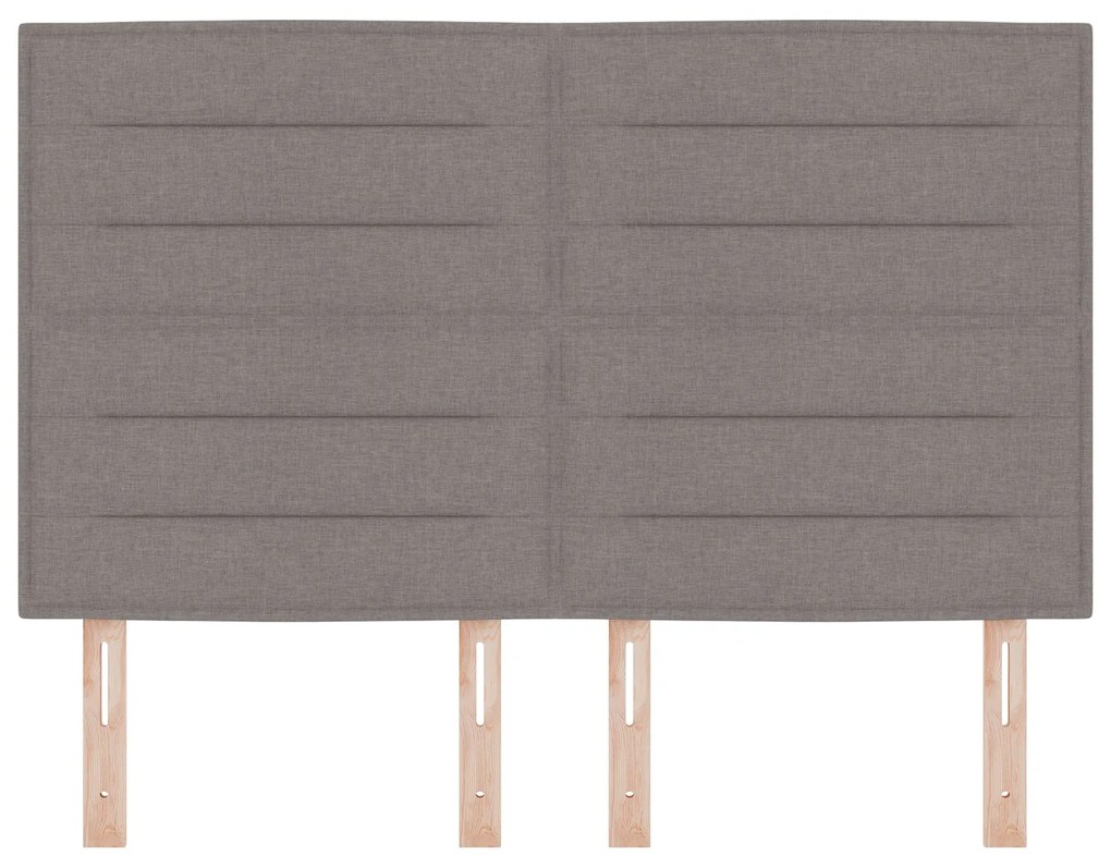 Cabeceira Design Linhas Taupe 160 cm Tecido