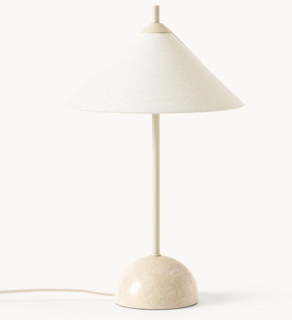 Candeeiro de mesa com base em mármore Vica