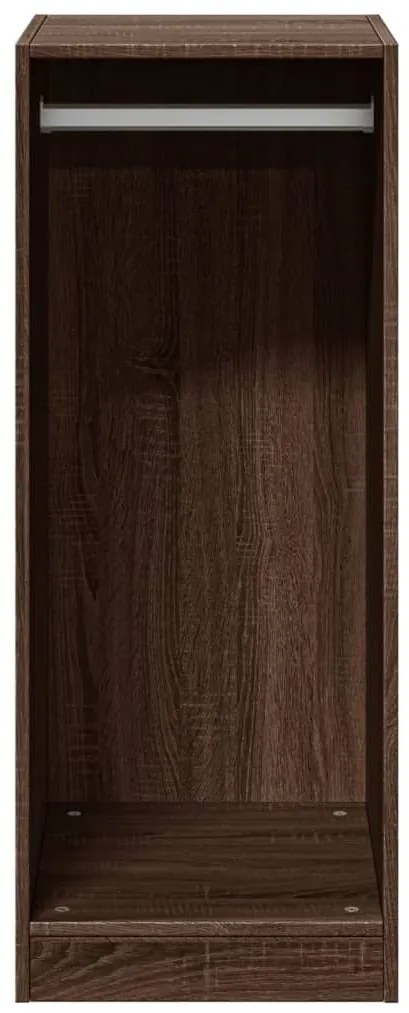 Roupeiro 48x41x102 cm derivados de madeira cinzento sonoma