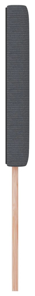 Cabeceira vidaXL Design Simples Cinza Escuro 80 cm Tecido Cordenoy