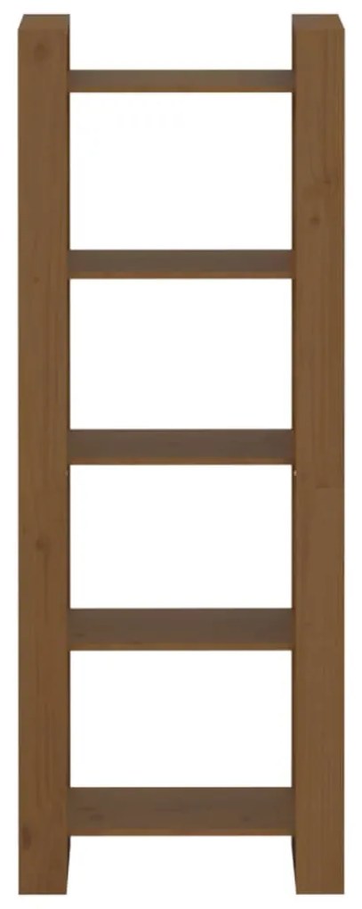 Estante/divisória 60x35x160 cm madeira maciça castanho mel