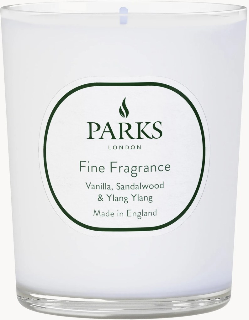 Vela perfumada artesanal Fine Fragrance (baunilha, sândalo e ylang-ylang)