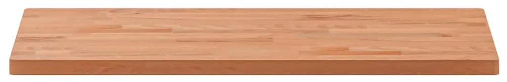 Tampo de mesa retangular 80x40x2,5 cm madeira de faia maciça