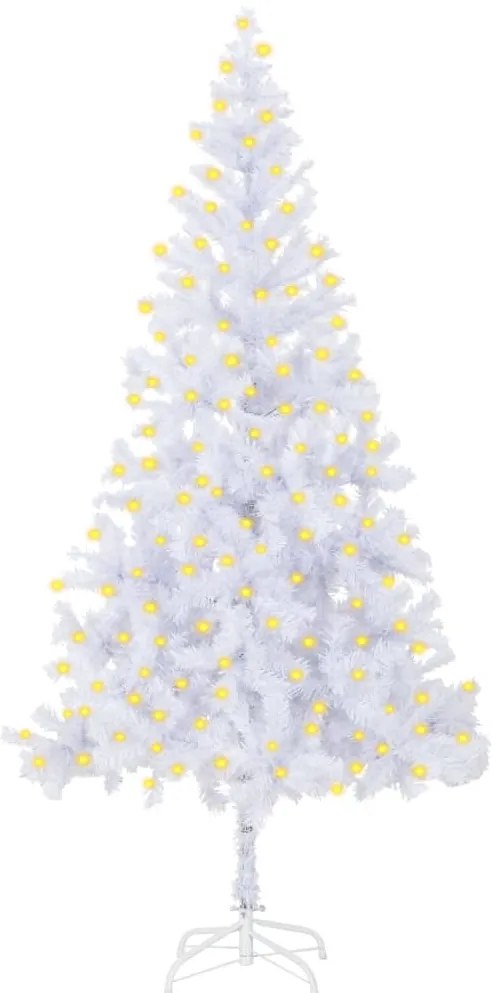 3077409 vidaXL Árvore de Natal artificial pré-iluminada 910 ramos 210 cm