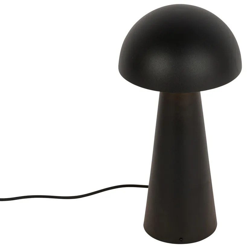 Candeeiro de pé exterior preto 50 cm - Mushroom
