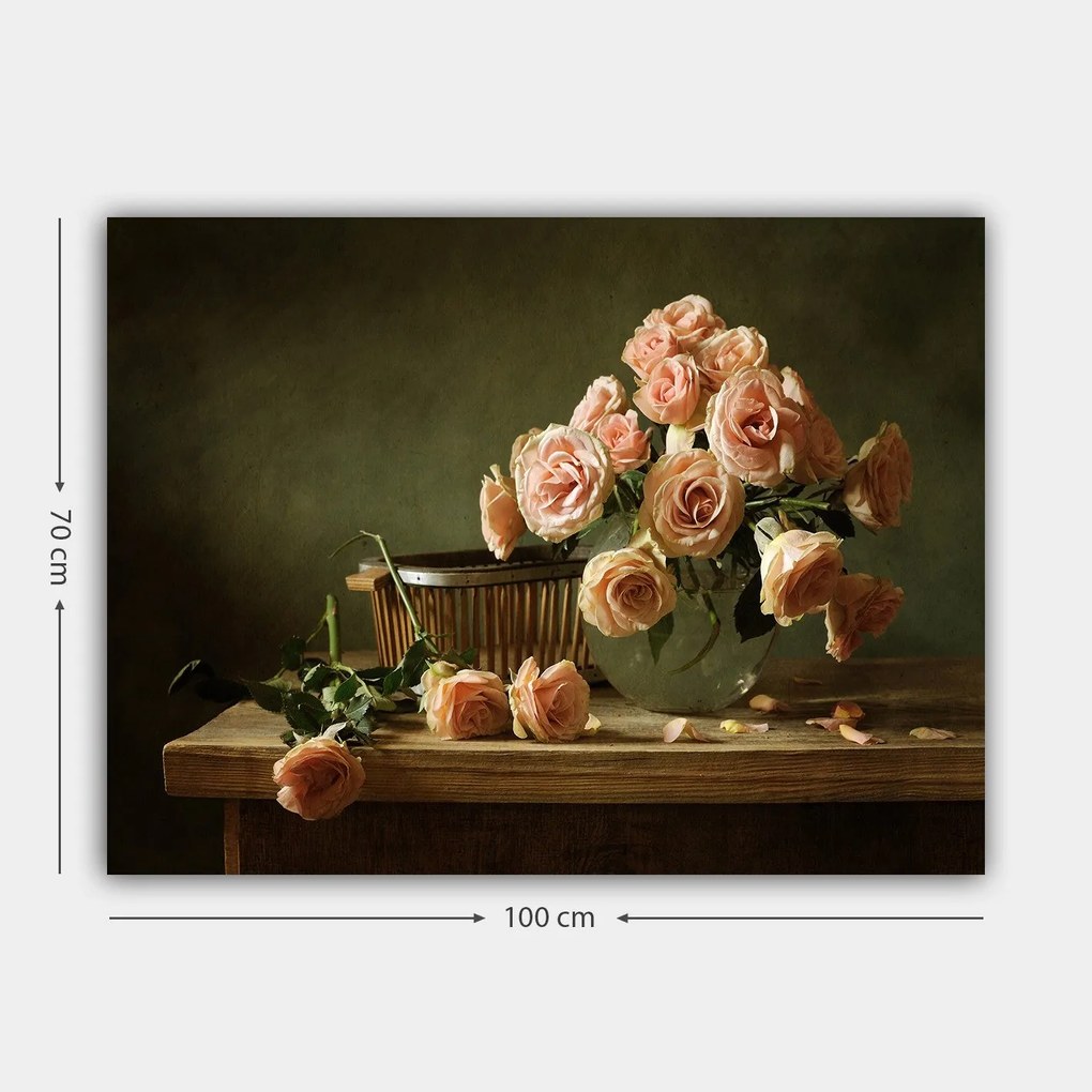 Pintura Decorativa em Tela 167274344_70100 – Multicolor – 70 x 100 cm