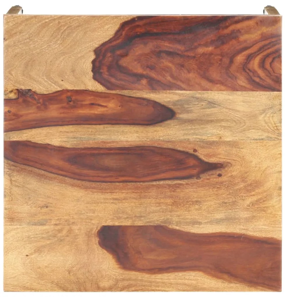 Mesa de apoio 60x60x40 cm madeira maciça