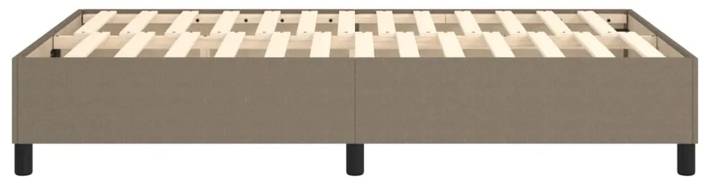 Estrutura cama sem colchão 120x200 cm tecido cinza-acastanhado