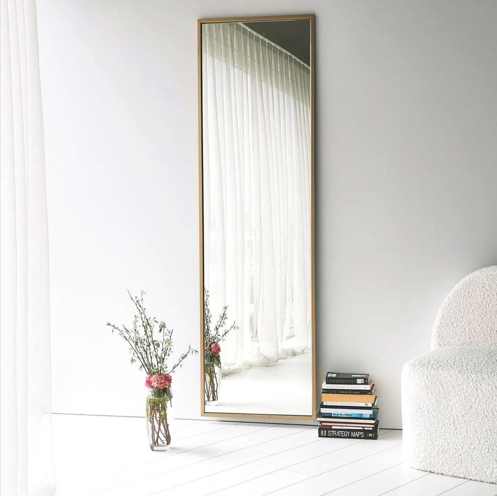 Espelho Cheval Cool – Dourado – 50x170x60 cm