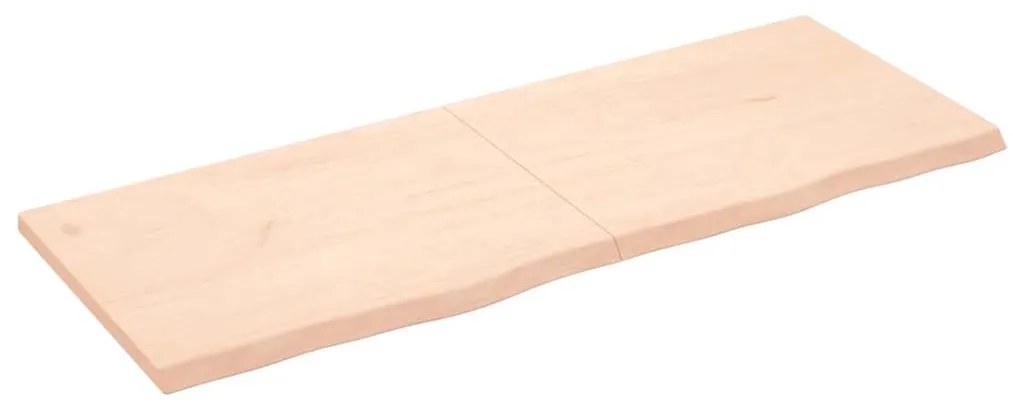 Prateleira de parede 160x60x(2-4)cm carvalho maciço não tratado