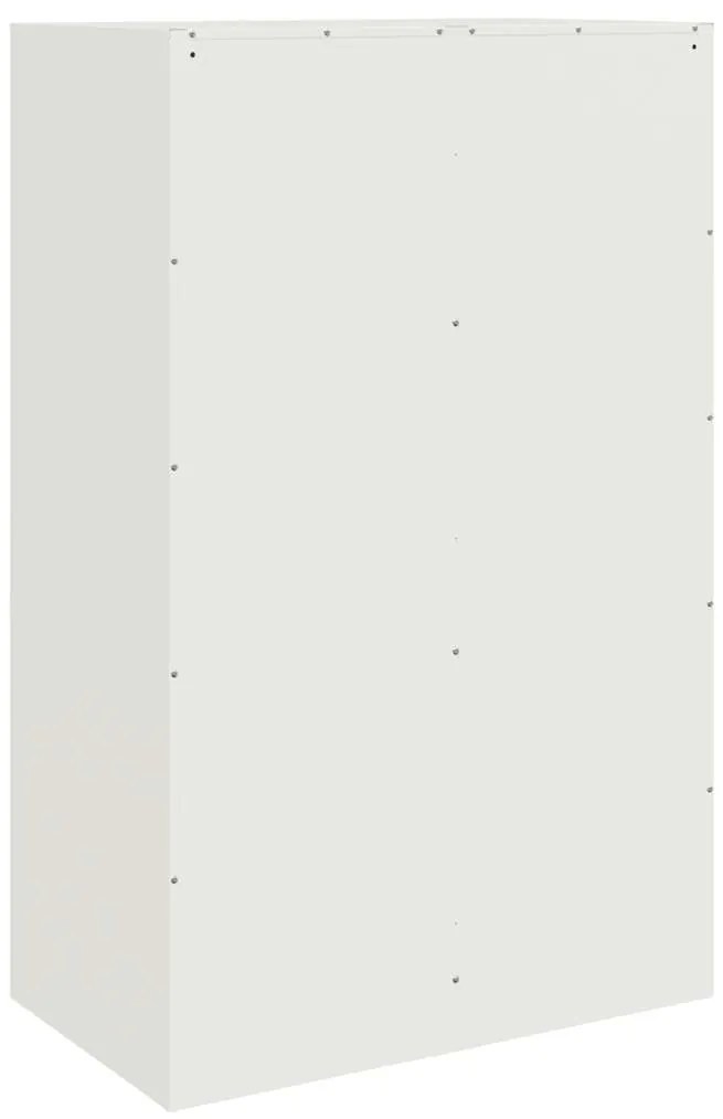 Aparador 67x39x107 cm aço branco
