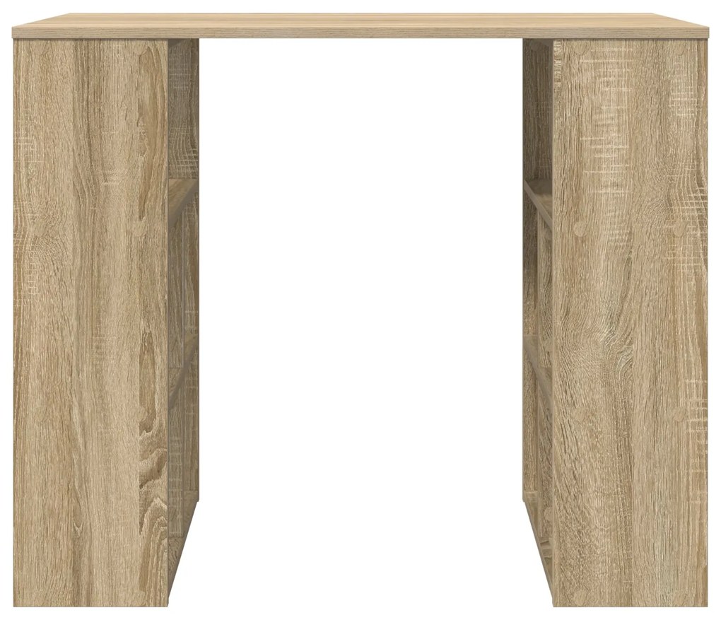 Mesa de Canto Carvalho Sonoma MDF Médio