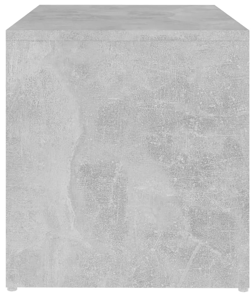 Mesa de apoio 59x36x38 cm derivados de madeira cinzento cimento