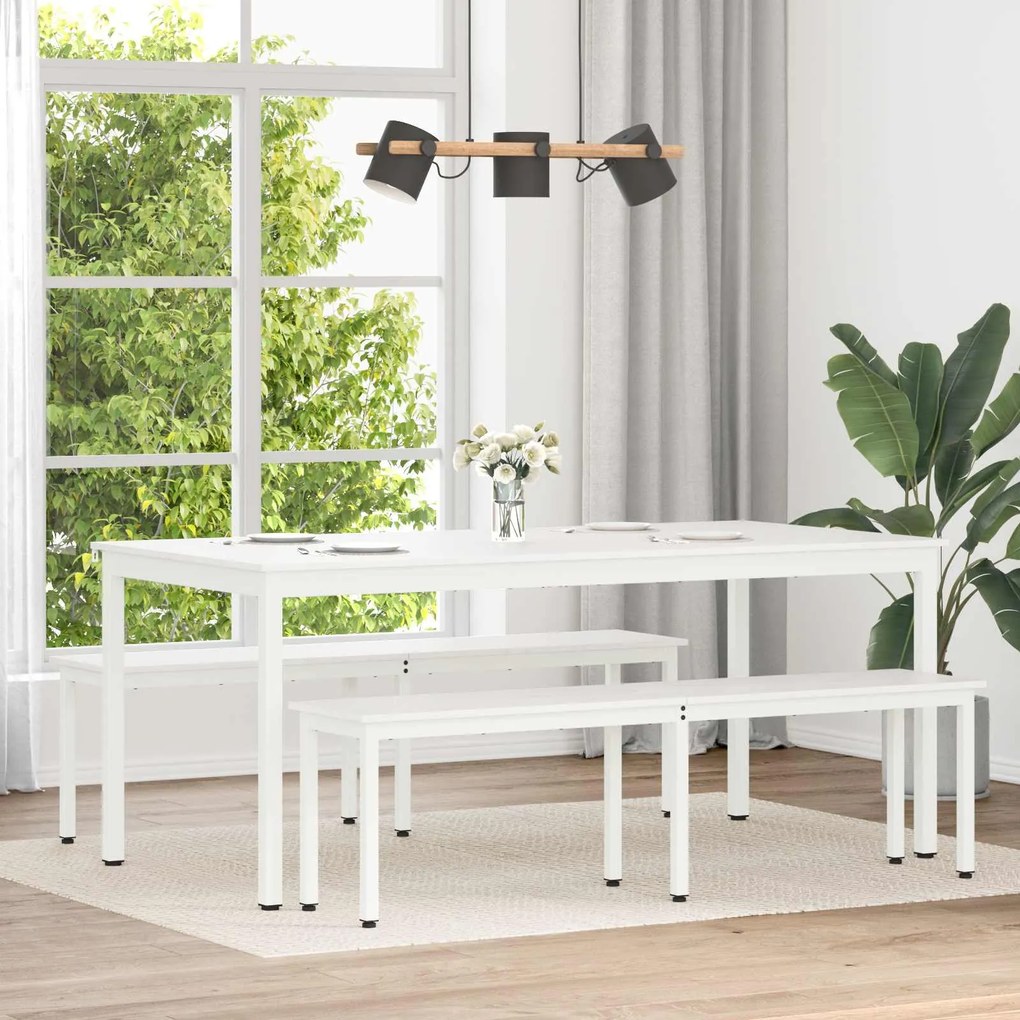 vidaXL Mesa de jantar Branco 180 x 90 x 75 cm