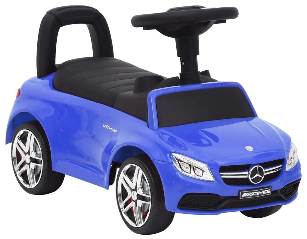 80322 vidaXL Andador carro Mercedes Benz C63 azul