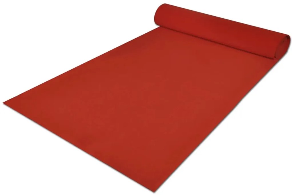 Tapete Vermelho 1 x 20 m, pesado 400 g/m2