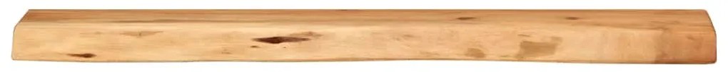 Prateleiras parede 2 pcs 80x20x3,5 cm madeira de acácia maciça