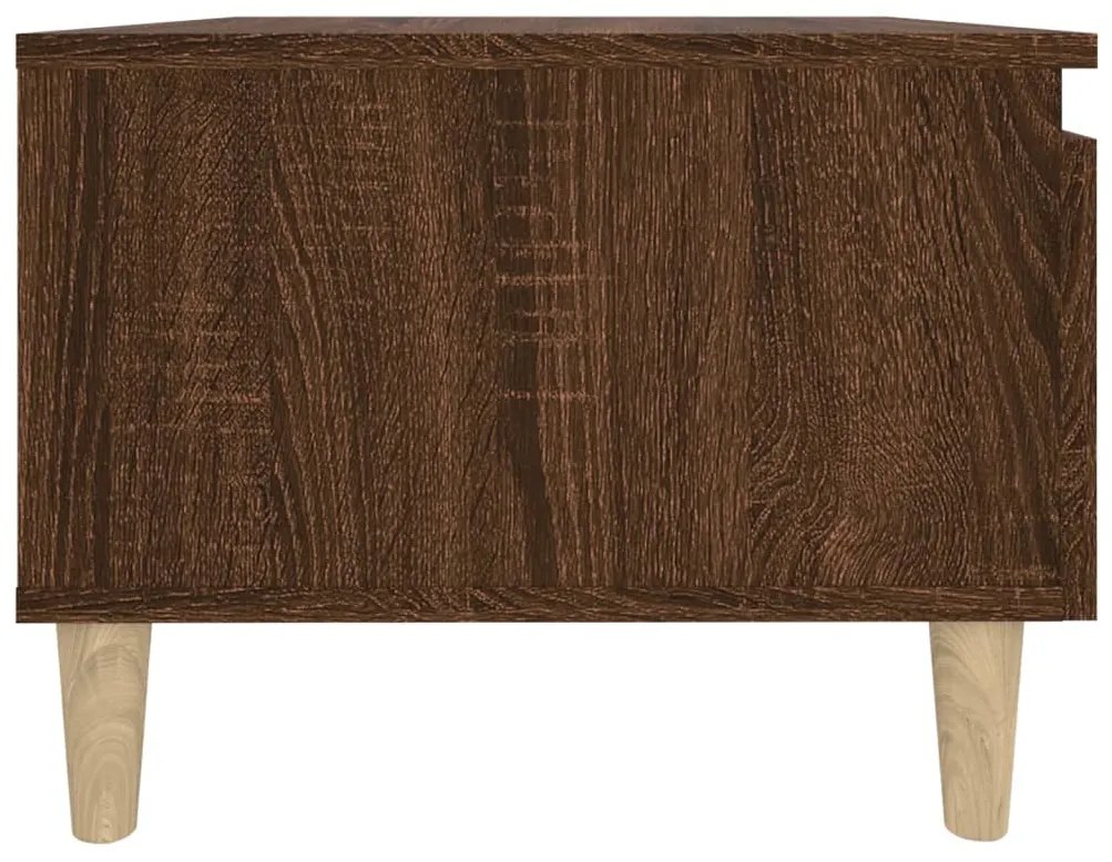 Mesa de apoio 50x46x35 cm derivados madeira carvalho castanho