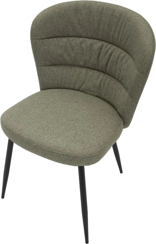 CONJUNTO 2 CADEIRAS LOSANNA 58X60,5X85 CM VERDE E PRETO