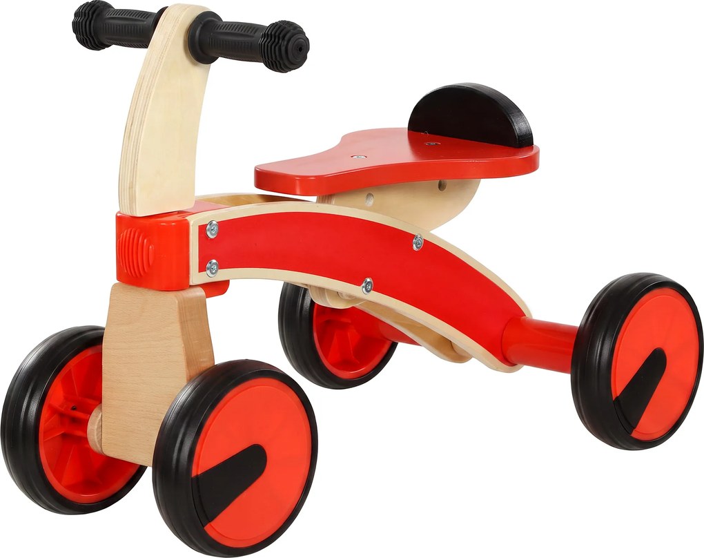 Carro de Passeio andarilho para Crianças, 52 x 33 x 38,5 cm, Rodas em EVA, Vermelho