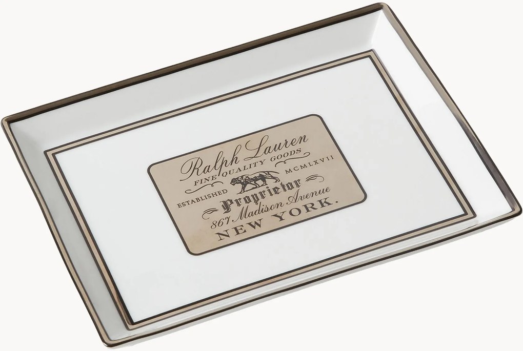 Tabuleiro decorativo em porcelana Wincott