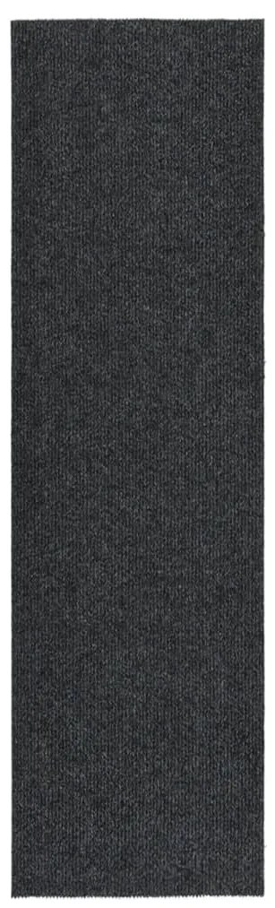Tapete/passadeira de entrada 100x350 cm antracite