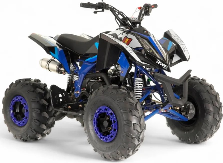 Moto infantil 4 RFZ Falcon Gasolina 140cc R8 semi-automático Azul