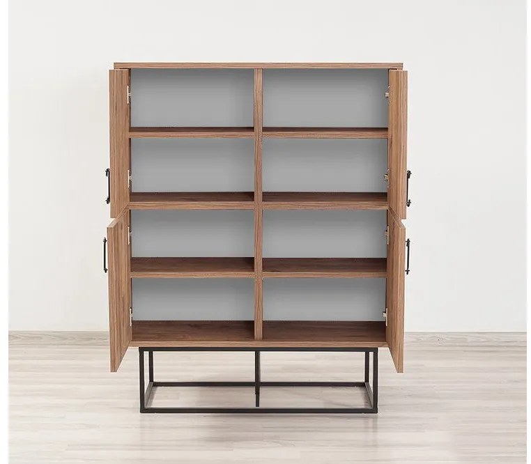 Armário Multiusos Quantum – Pinho Atlântico – 93x115x36 cm
