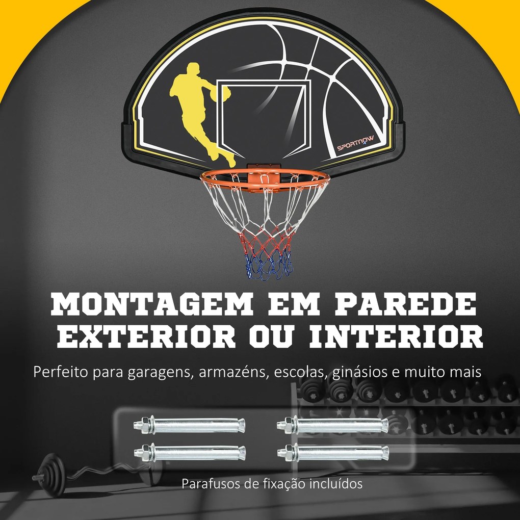 SPORTNOW Tabela de Basquetebol de Parede Tabela de Basquetebol para In