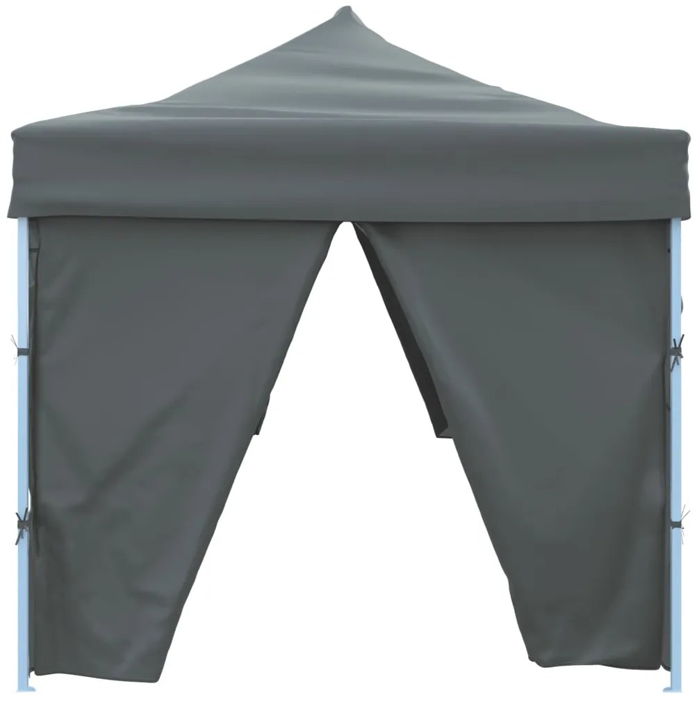 Tenda para festas pop-up dobrável c/ 8 paredes 3x9 m antracite