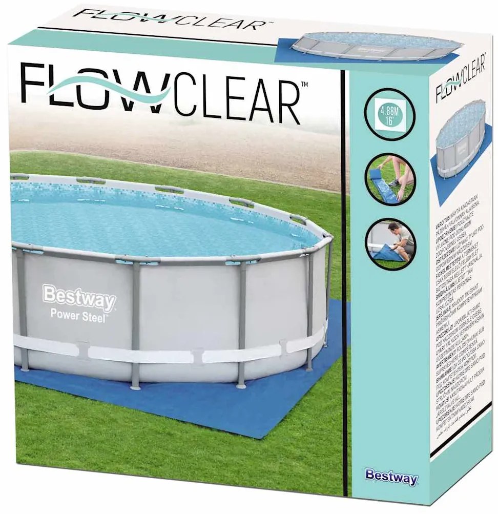 Pano para chão de piscinas Flowclear 488x488 cm