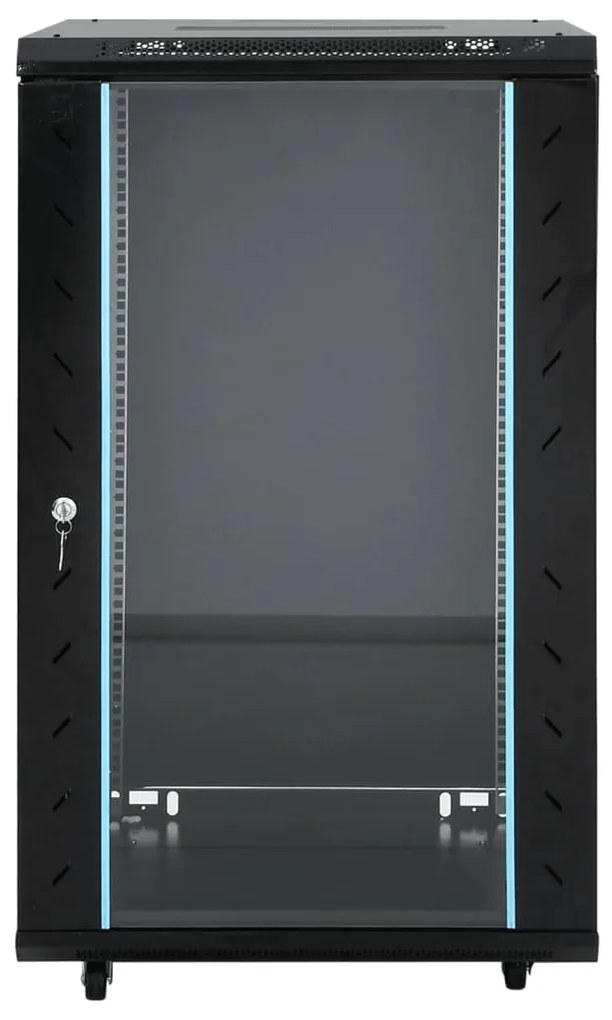 Armário bastidor 18U c/ pés giratórios 19" IP20 60x60x100 cm