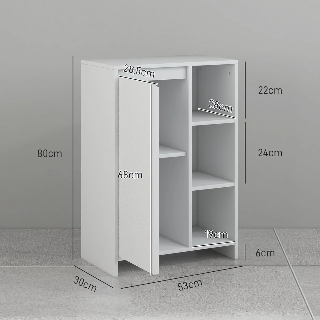 Armário Moderno – Modelo Nancy – 53x30x80 – Armazenamento Vertical – B