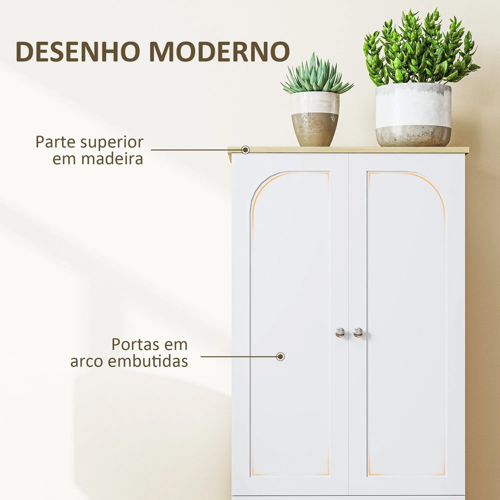 Armário Moderno – Modelo Trani – 60x30x183 – Armazenamento Vertical –