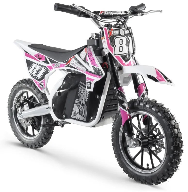 MOTO CRIANÇA 500W MX elétrica Rosa