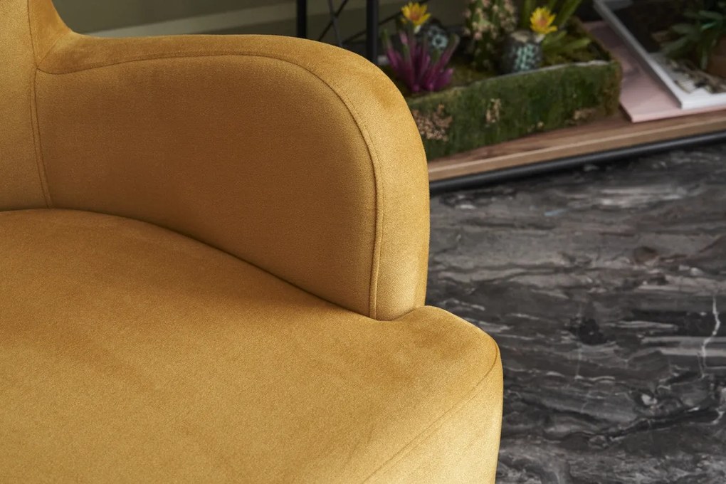 Cadeirão Karina – Dourado – 73x87x80 cm