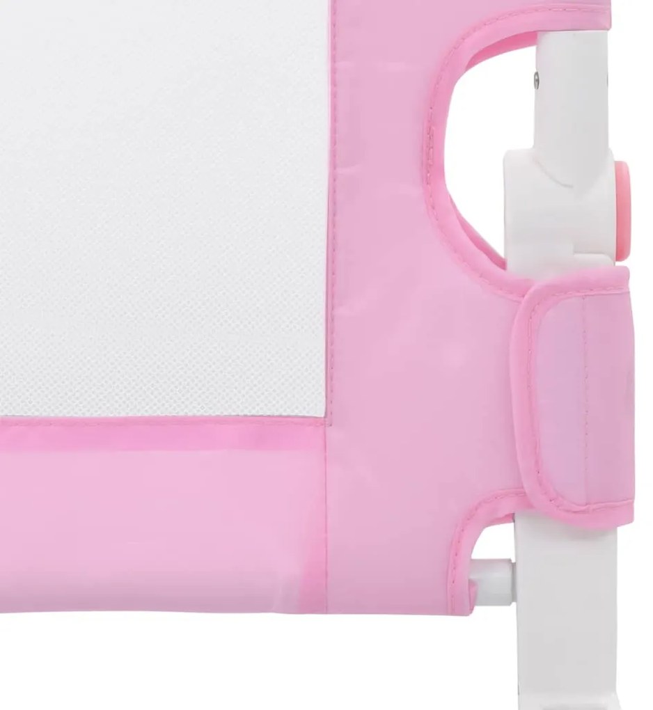 Barra de segurança p/ cama infantil 180x42cm poliéster rosa