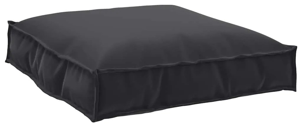 Almofada para Palete Preta 70x70x12 cm Tecido Oxford